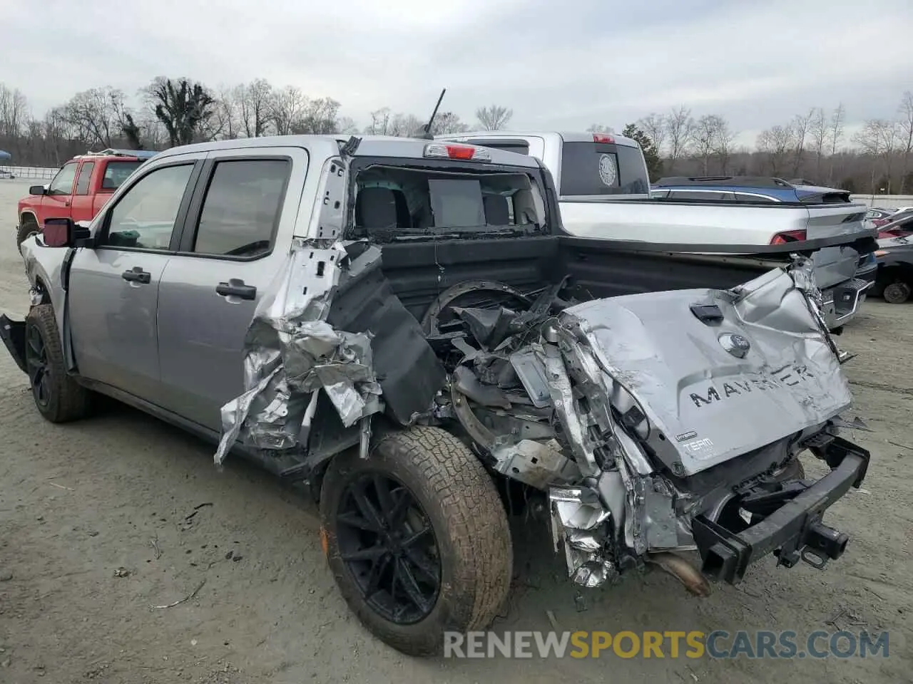 2 Photograph of a damaged car 3FTTW8E37NRA16720 FORD MAVERICK 2022