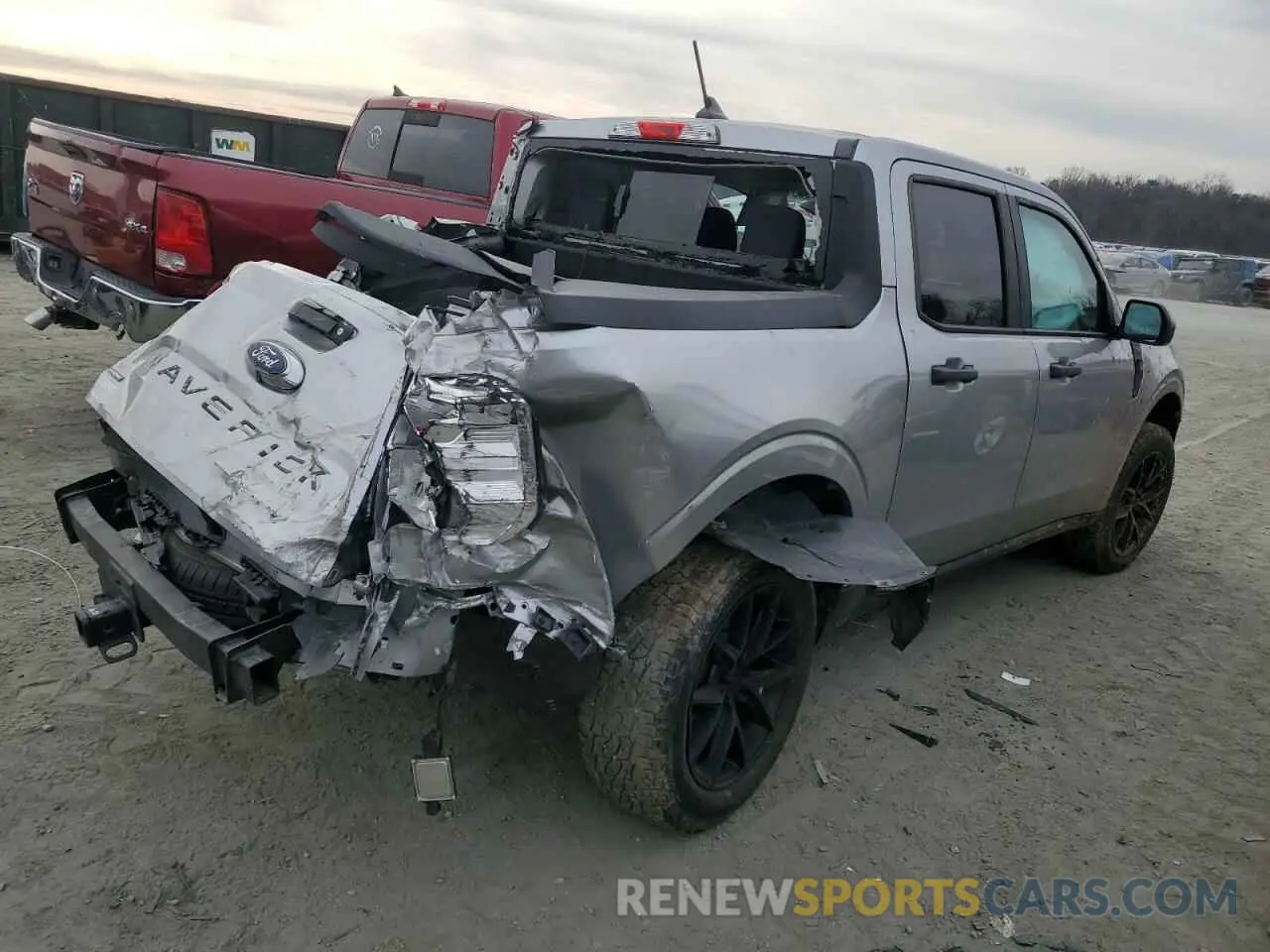3 Photograph of a damaged car 3FTTW8E37NRA16720 FORD MAVERICK 2022