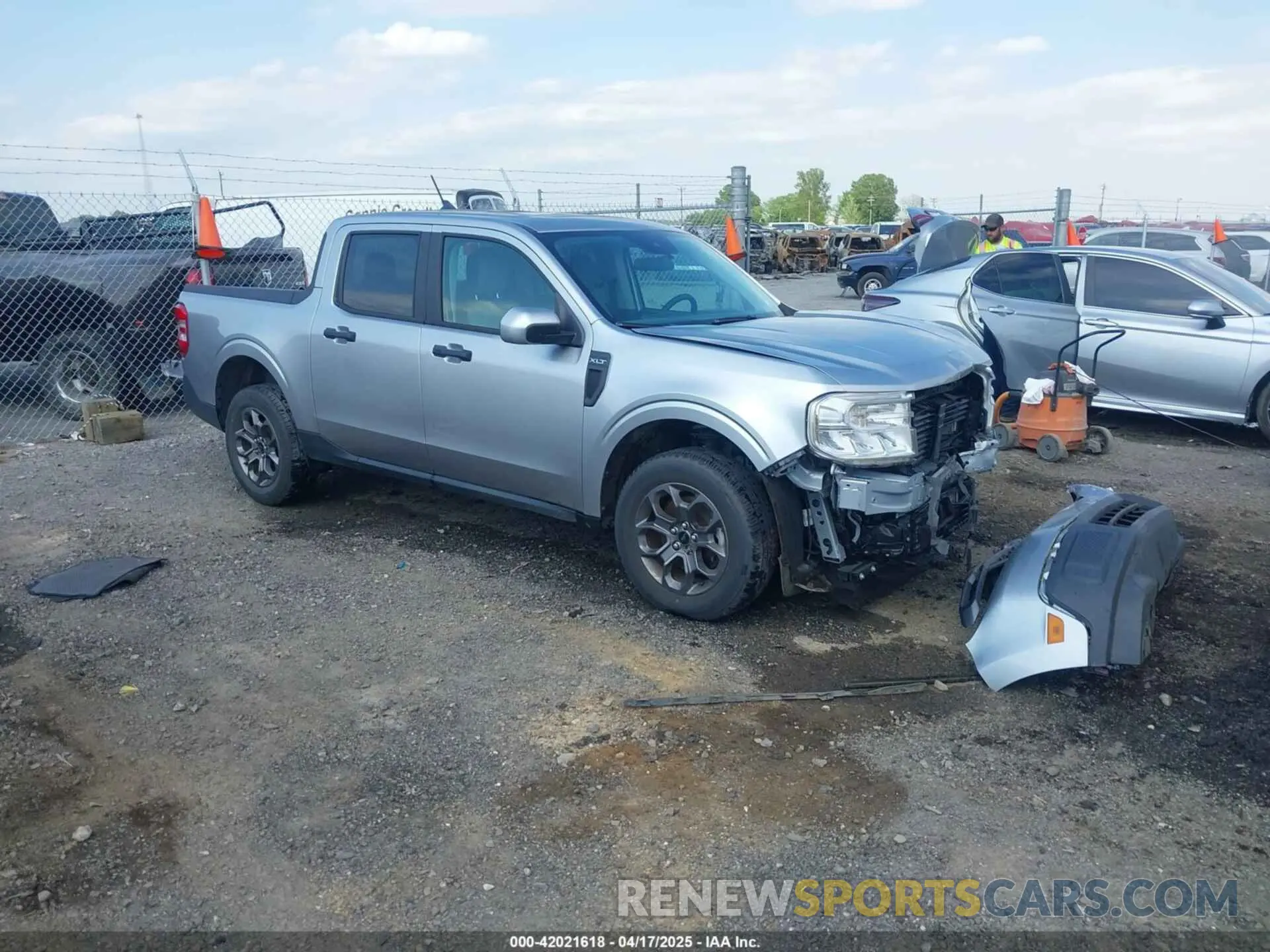 1 Photograph of a damaged car 3FTTW8E94NRA01600 FORD MAVERICK 2022