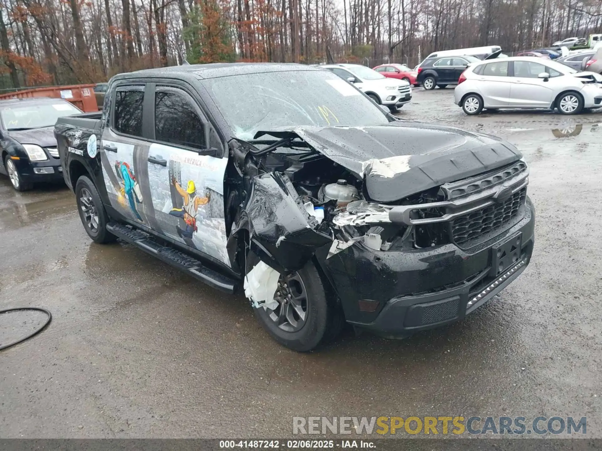 1 Photograph of a damaged car 3FTTW8E94NRA25976 FORD MAVERICK 2022