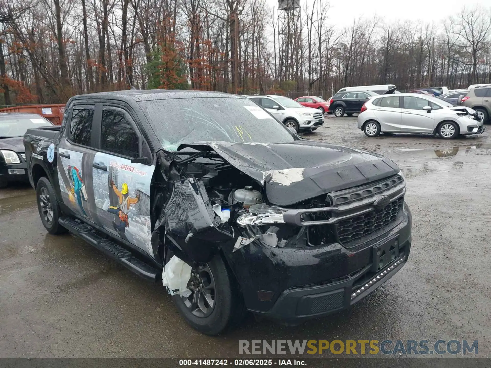 6 Photograph of a damaged car 3FTTW8E94NRA25976 FORD MAVERICK 2022