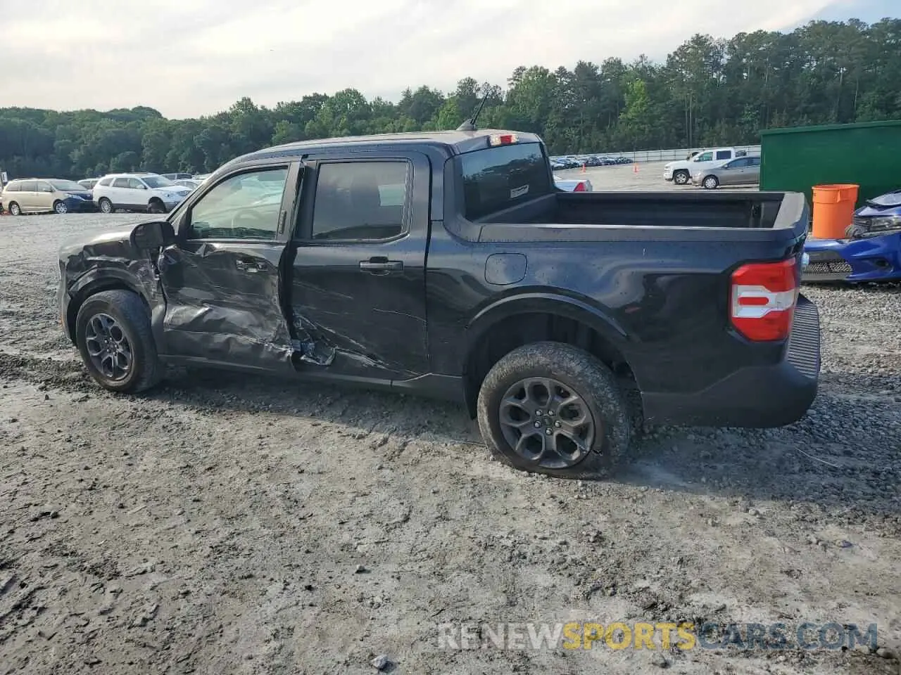 2 Photograph of a damaged car 3FTTW8E97NRB14179 FORD MAVERICK 2022