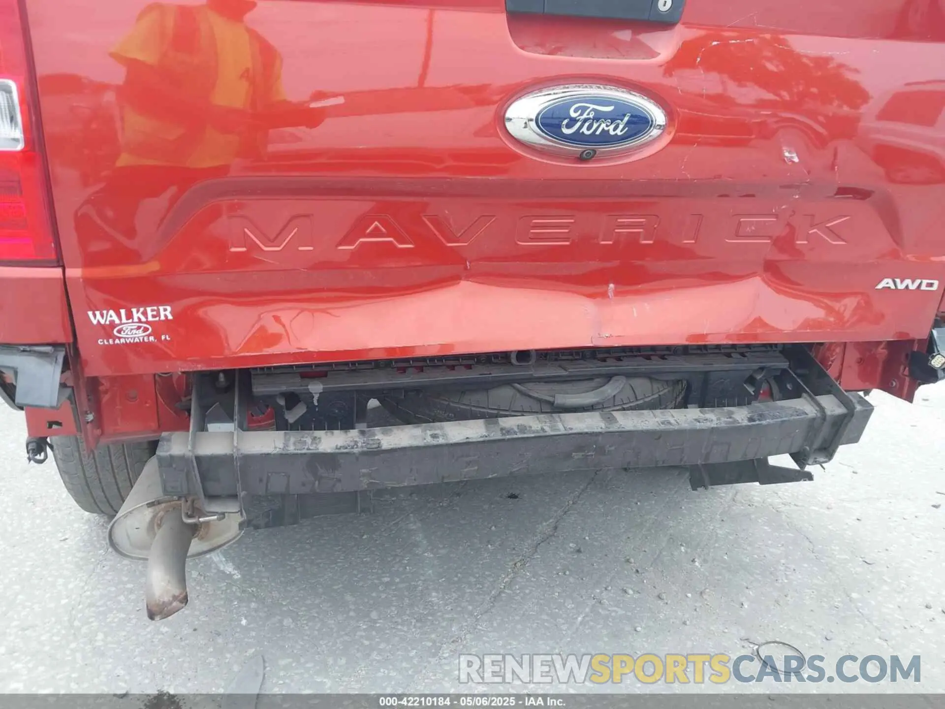 6 Photograph of a damaged car 3FTTW8F90NRA56611 FORD MAVERICK 2022