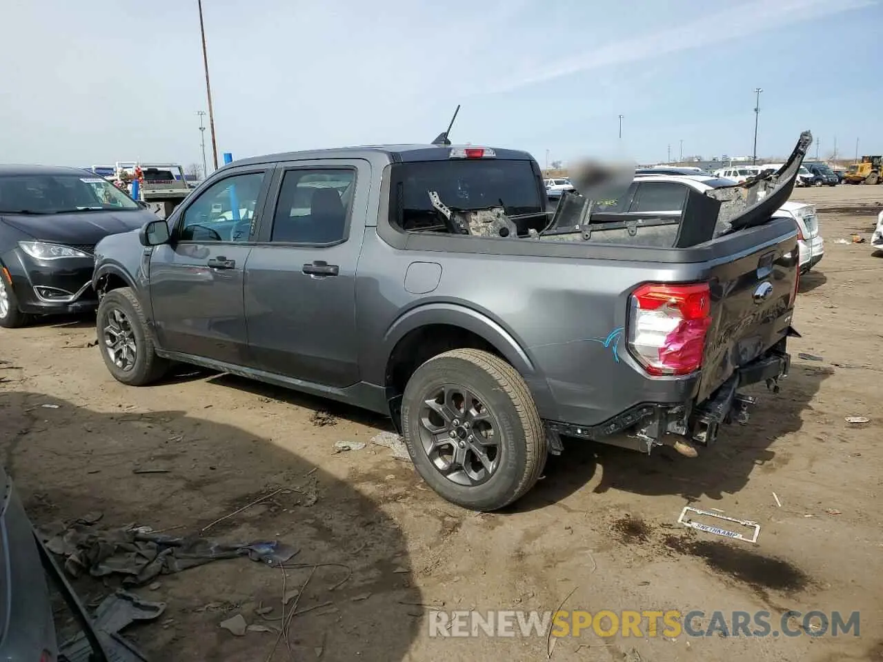 2 Photograph of a damaged car 3FTTW8F93NRA61219 FORD MAVERICK 2022