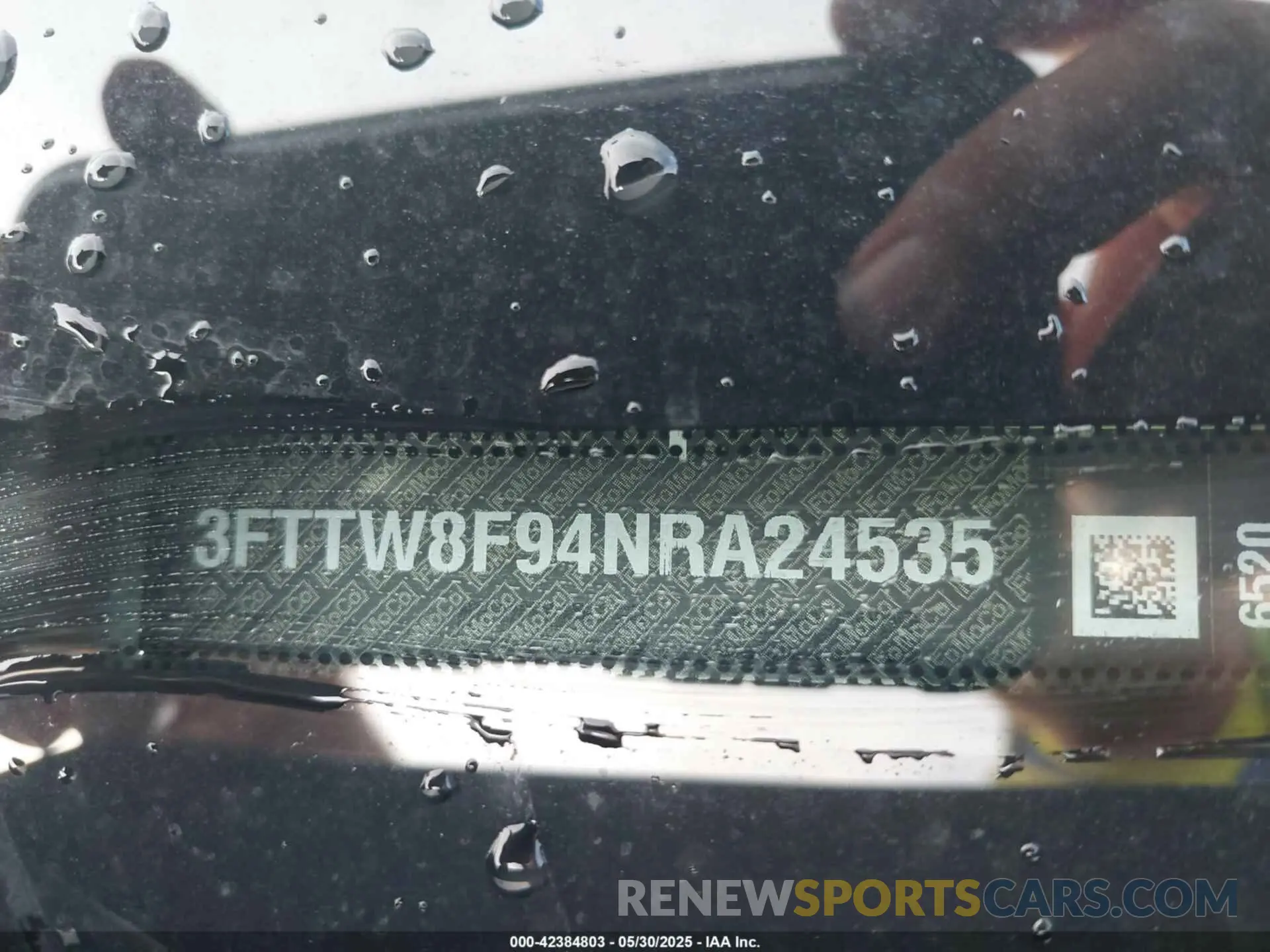 17 Photograph of a damaged car 3FTTW8F94NRA24535 FORD MAVERICK 2022