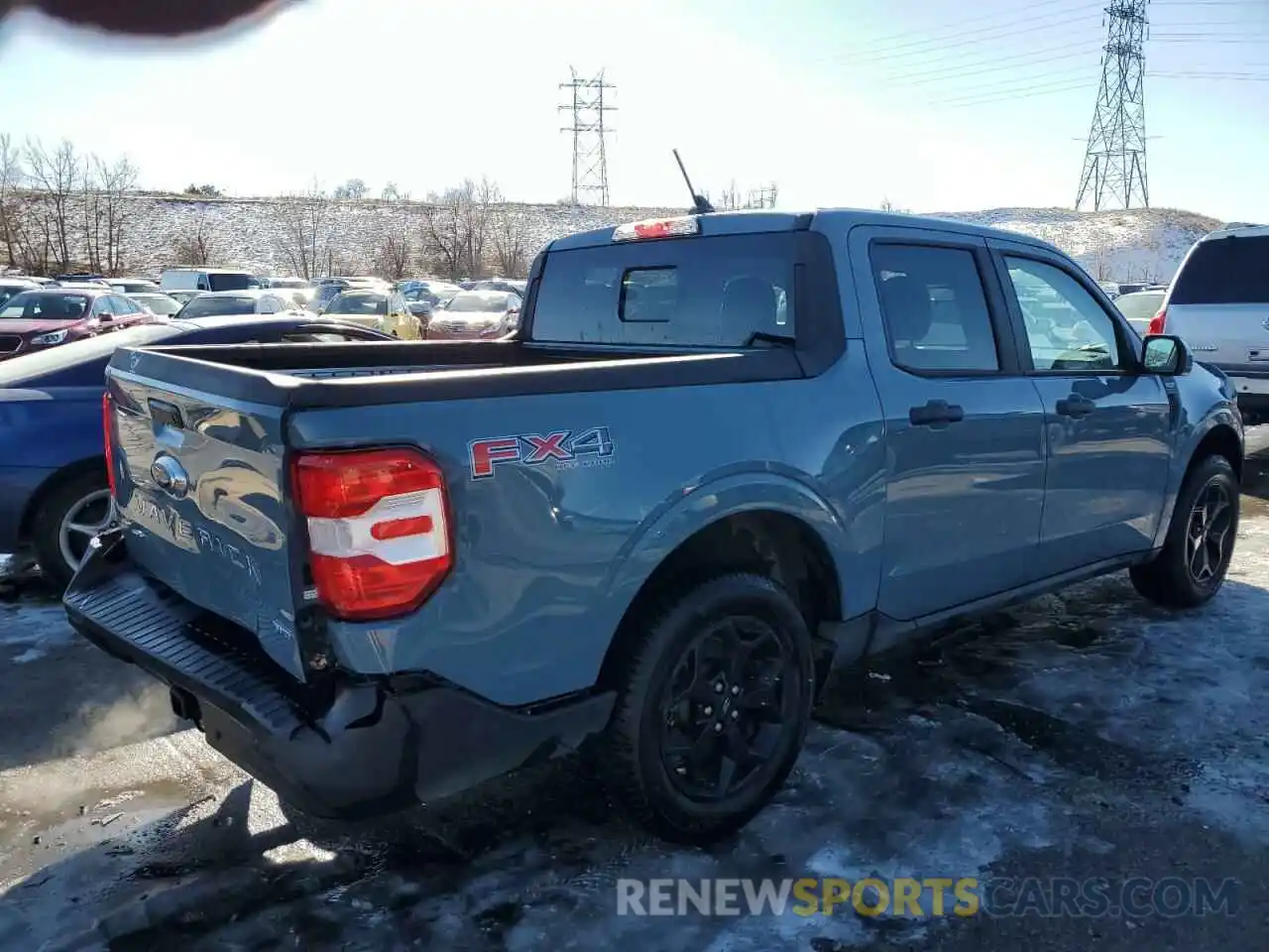 3 Photograph of a damaged car 3FTTW8F95NRB11053 FORD MAVERICK 2022