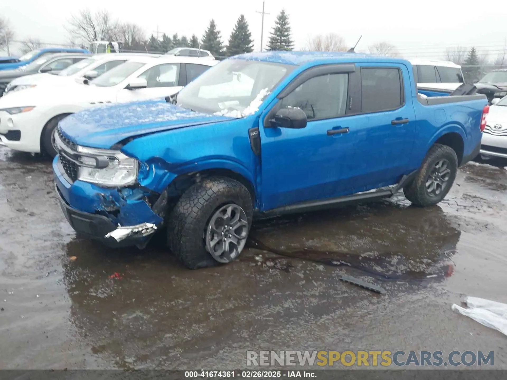 2 Photograph of a damaged car 3FTTW8F9XNRB15339 FORD MAVERICK 2022