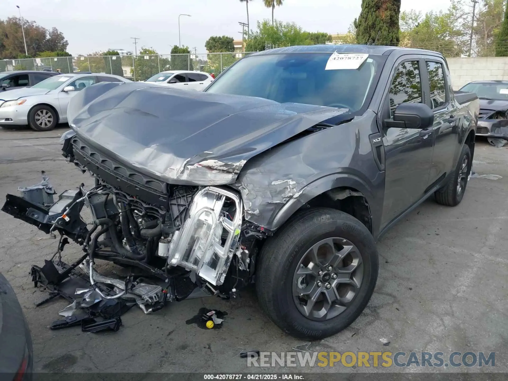 2 Photograph of a damaged car 3FTTW8E35PRA70343 FORD MAVERICK 2023