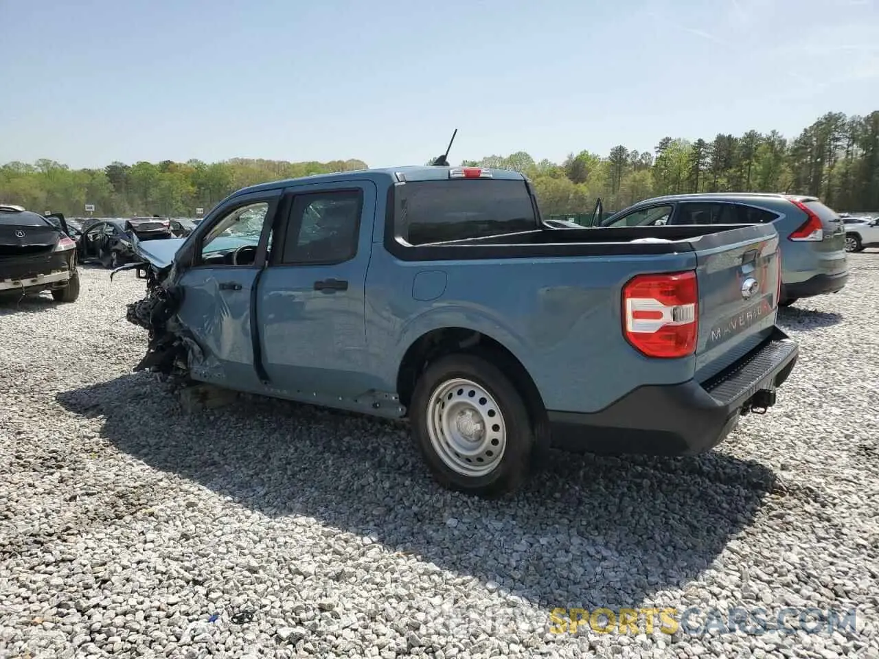 2 Photograph of a damaged car 3FTTW8E96PRA21351 FORD MAVERICK 2023