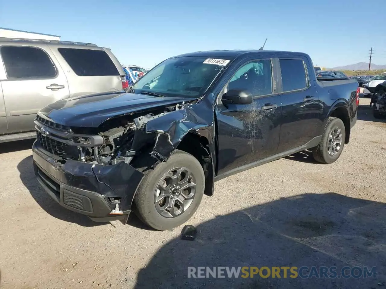 1 Photograph of a damaged car 3FTTW8E96PRA69772 FORD MAVERICK 2023
