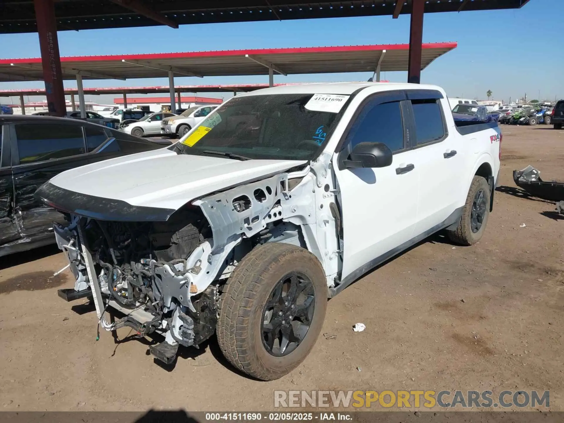 2 Photograph of a damaged car 3FTTW8F91PRA25080 FORD MAVERICK 2023