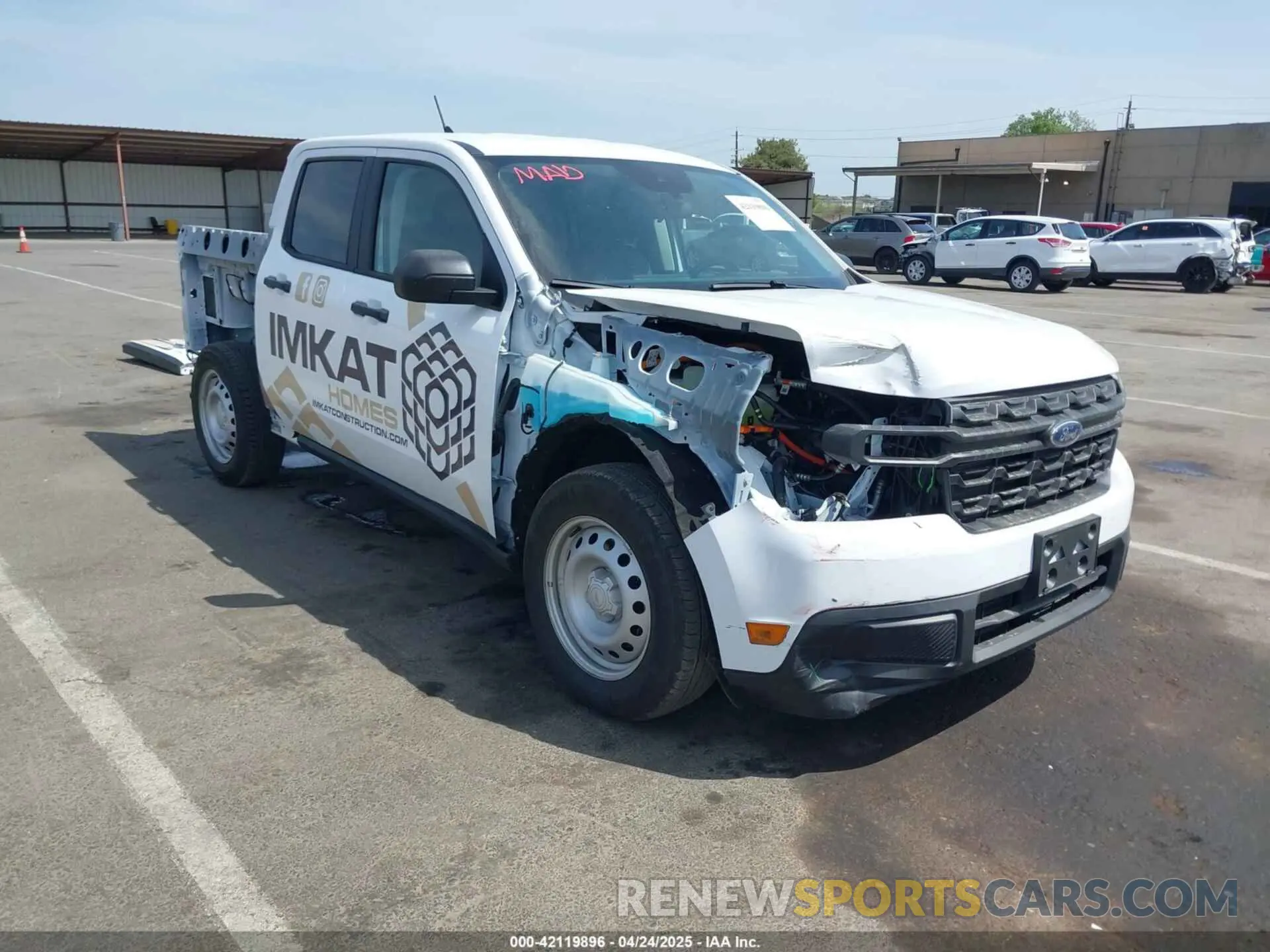1 Photograph of a damaged car 3FTTW8A33RRA44705 FORD MAVERICK 2024
