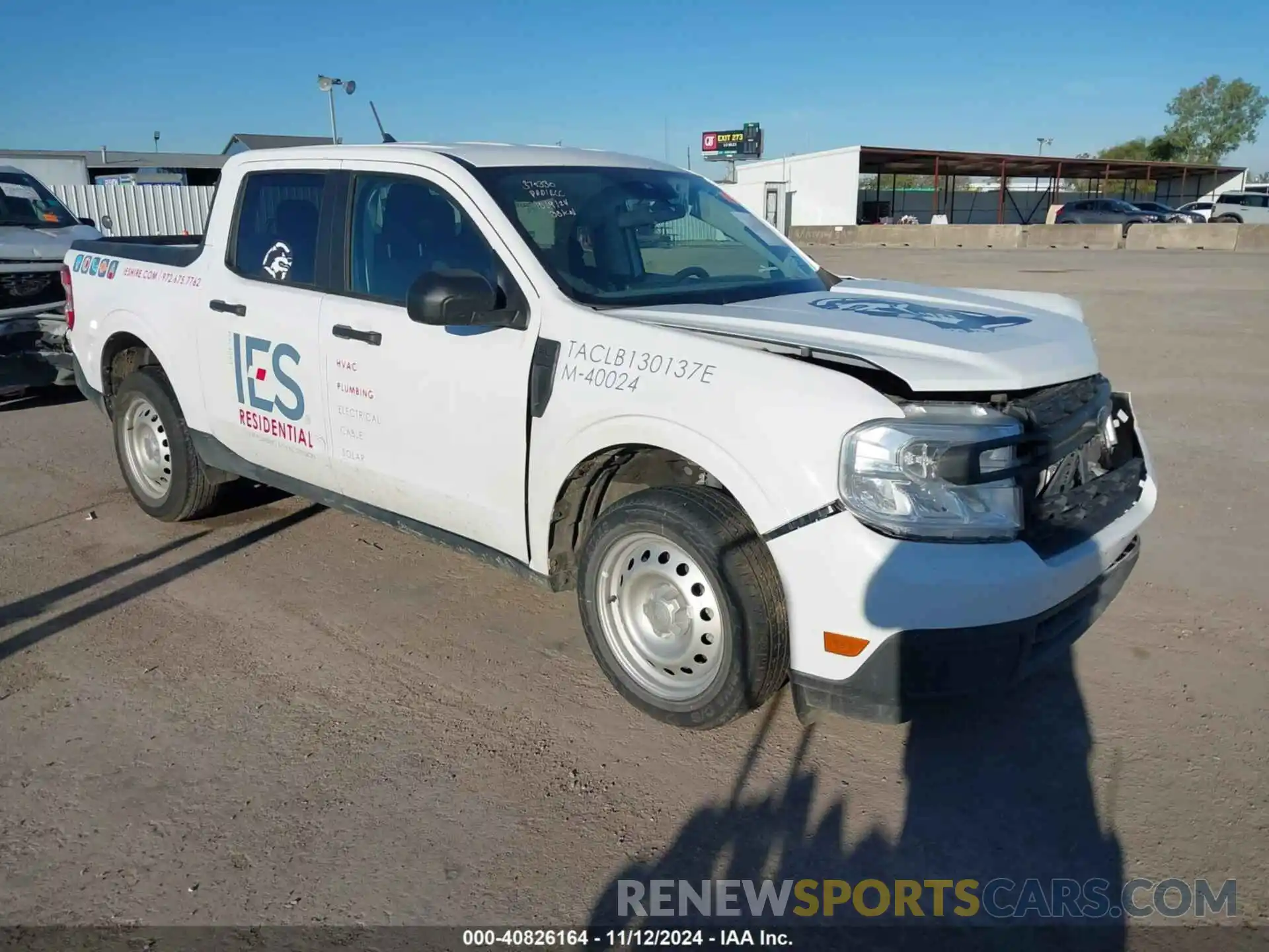 1 Photograph of a damaged car 3FTTW8A37RRA95284 FORD MAVERICK 2024