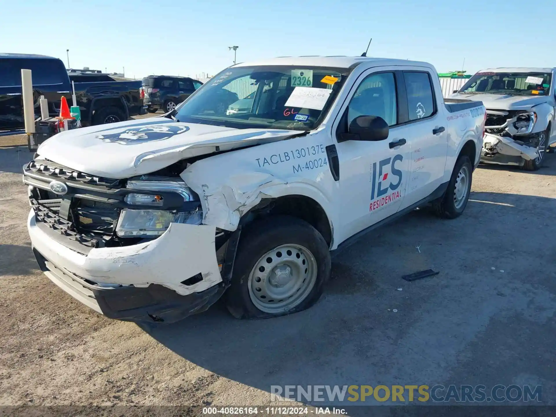 2 Photograph of a damaged car 3FTTW8A37RRA95284 FORD MAVERICK 2024