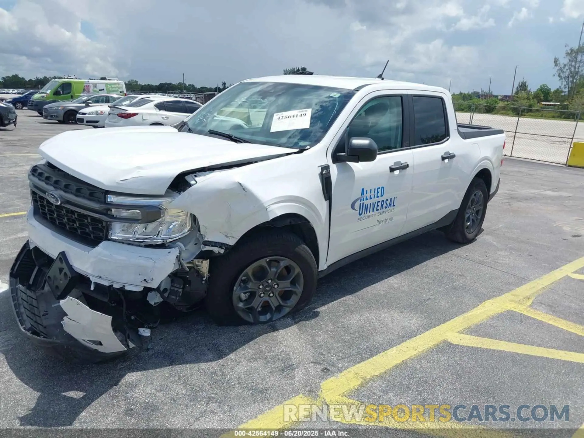 2 Photograph of a damaged car 3FTTW8J96RRB70481 FORD MAVERICK 2024