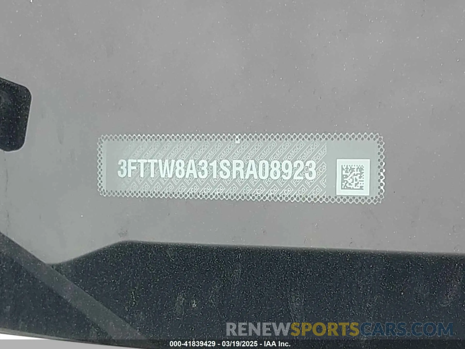 9 Photograph of a damaged car 3FTTW8A31SRA08923 FORD MAVERICK 2025