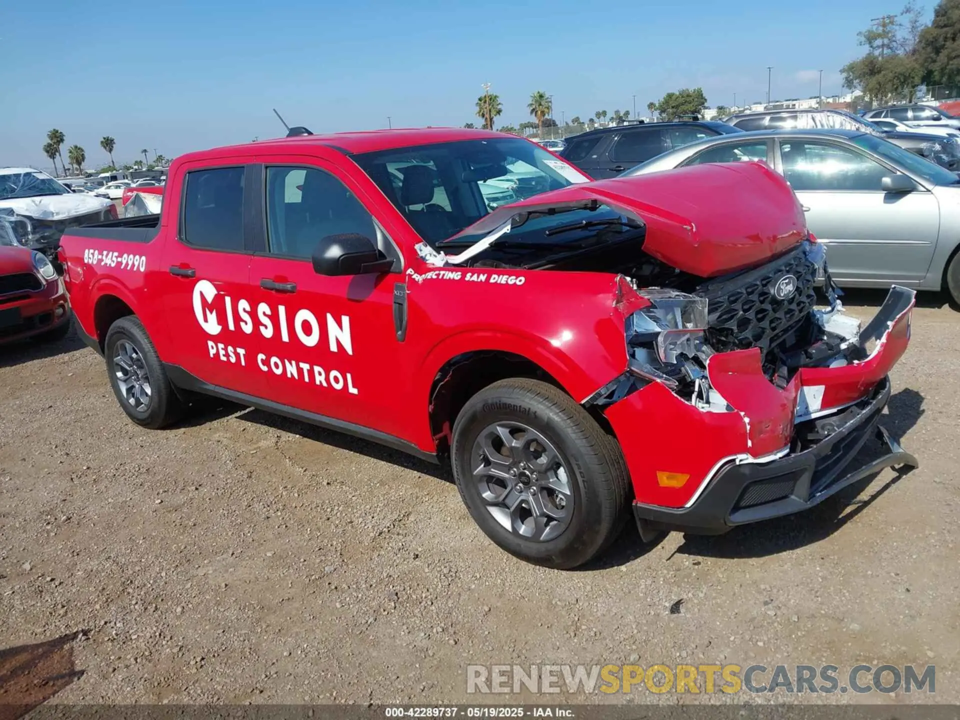 1 Photograph of a damaged car 3FTTW8H39SRA60872 FORD MAVERICK 2025
