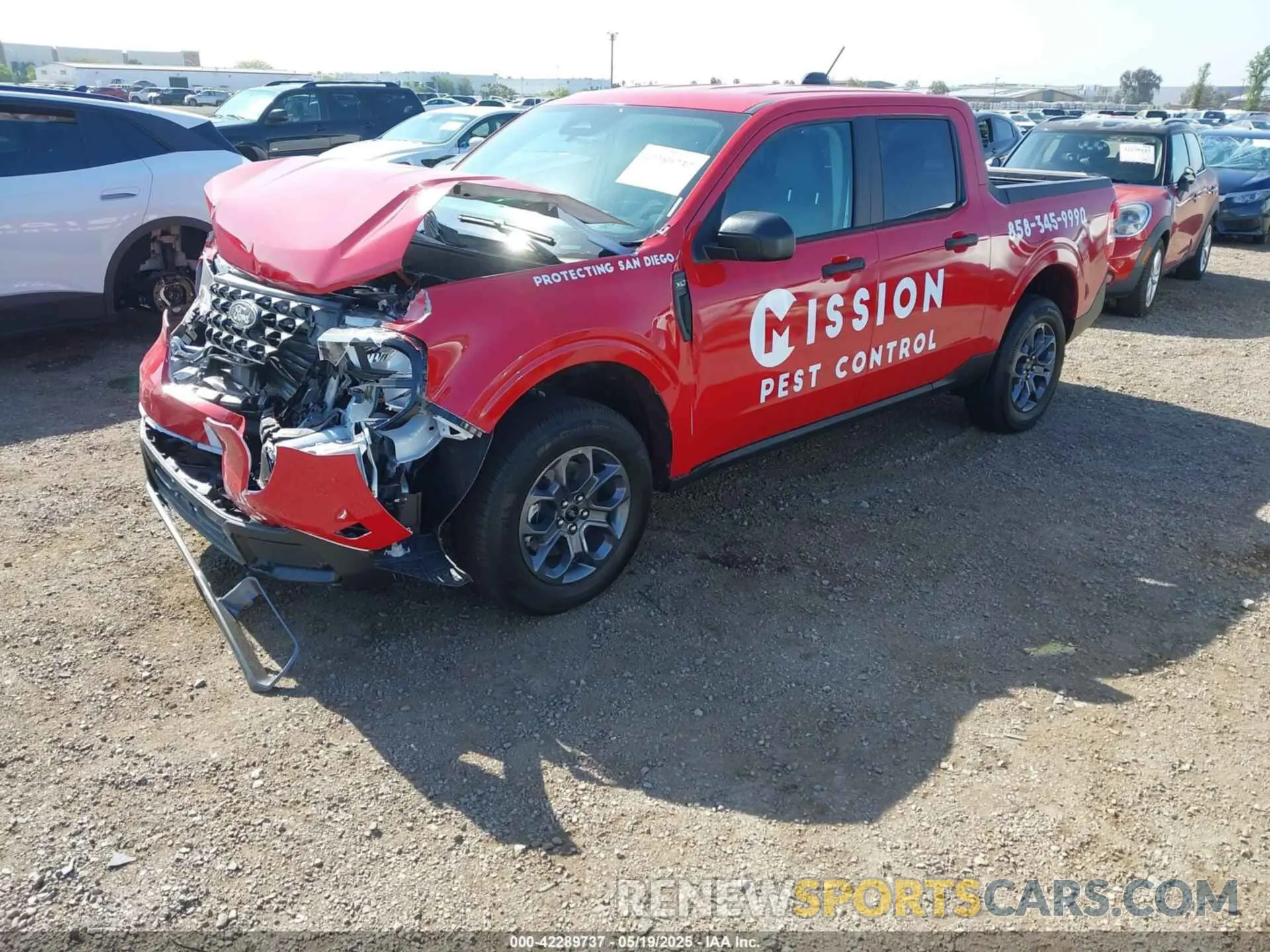 2 Photograph of a damaged car 3FTTW8H39SRA60872 FORD MAVERICK 2025