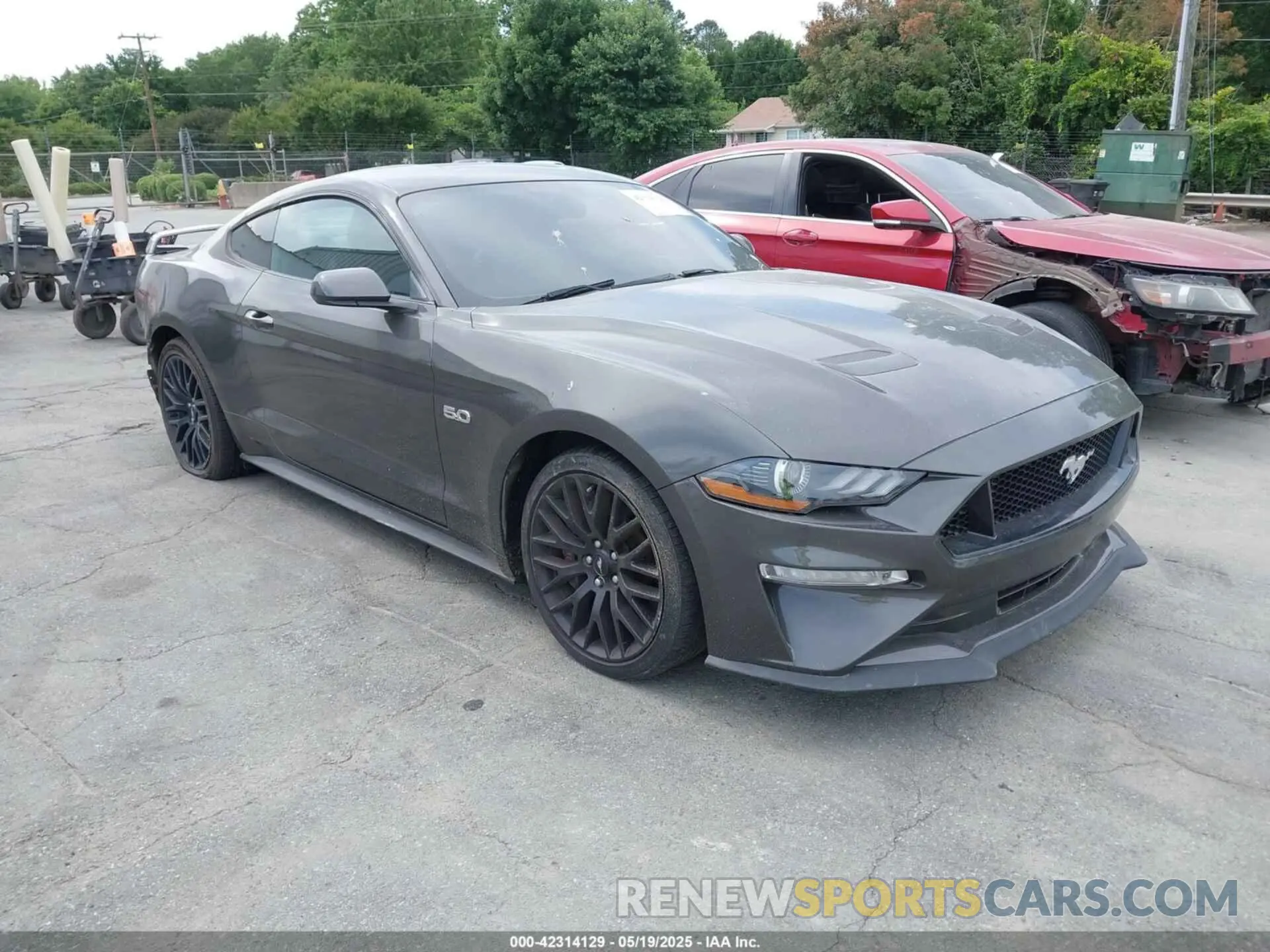 1 Photograph of a damaged car 1FA6P8CF0K5124320 FORD MUSTANG 2019