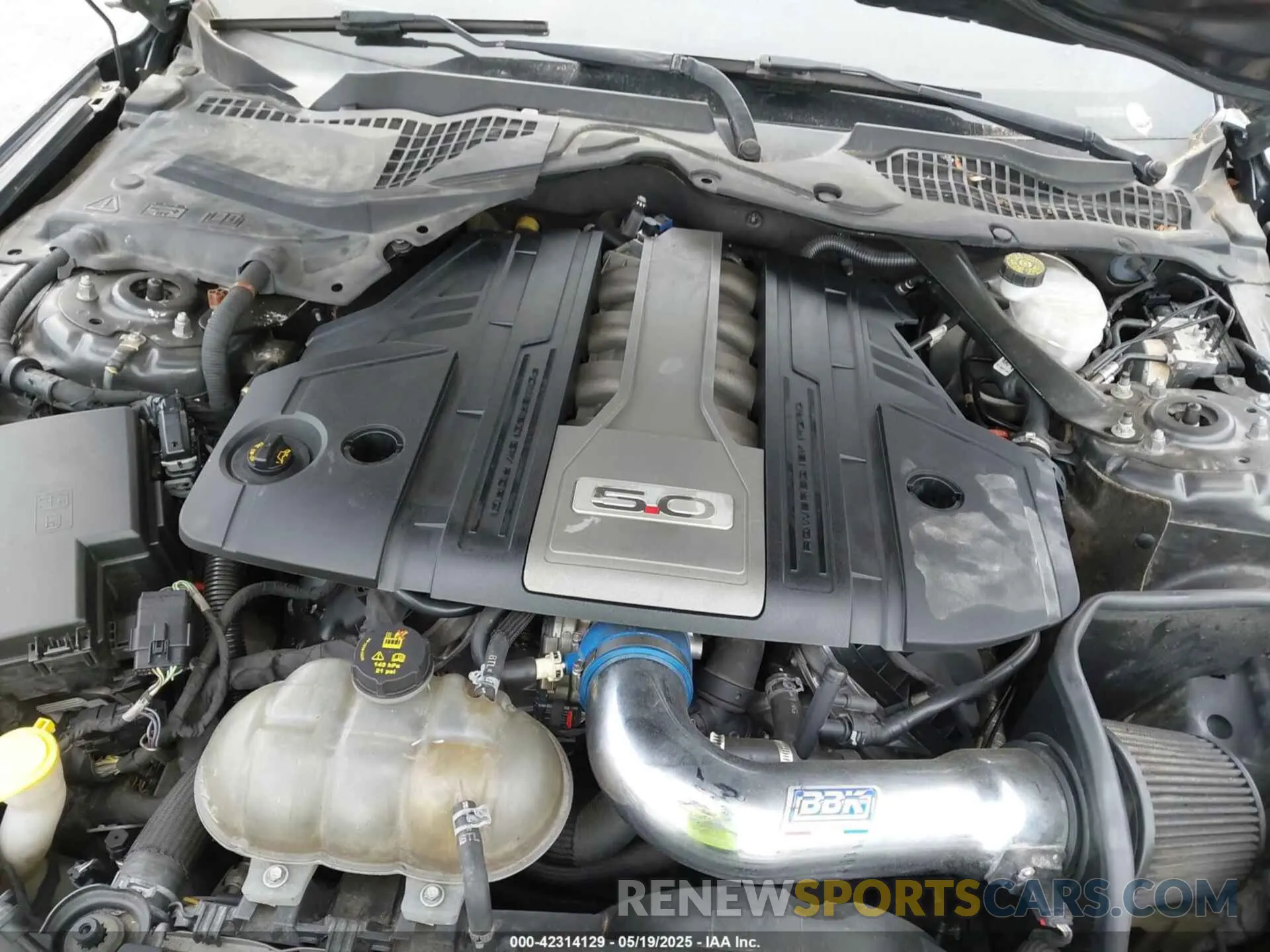 10 Photograph of a damaged car 1FA6P8CF0K5124320 FORD MUSTANG 2019