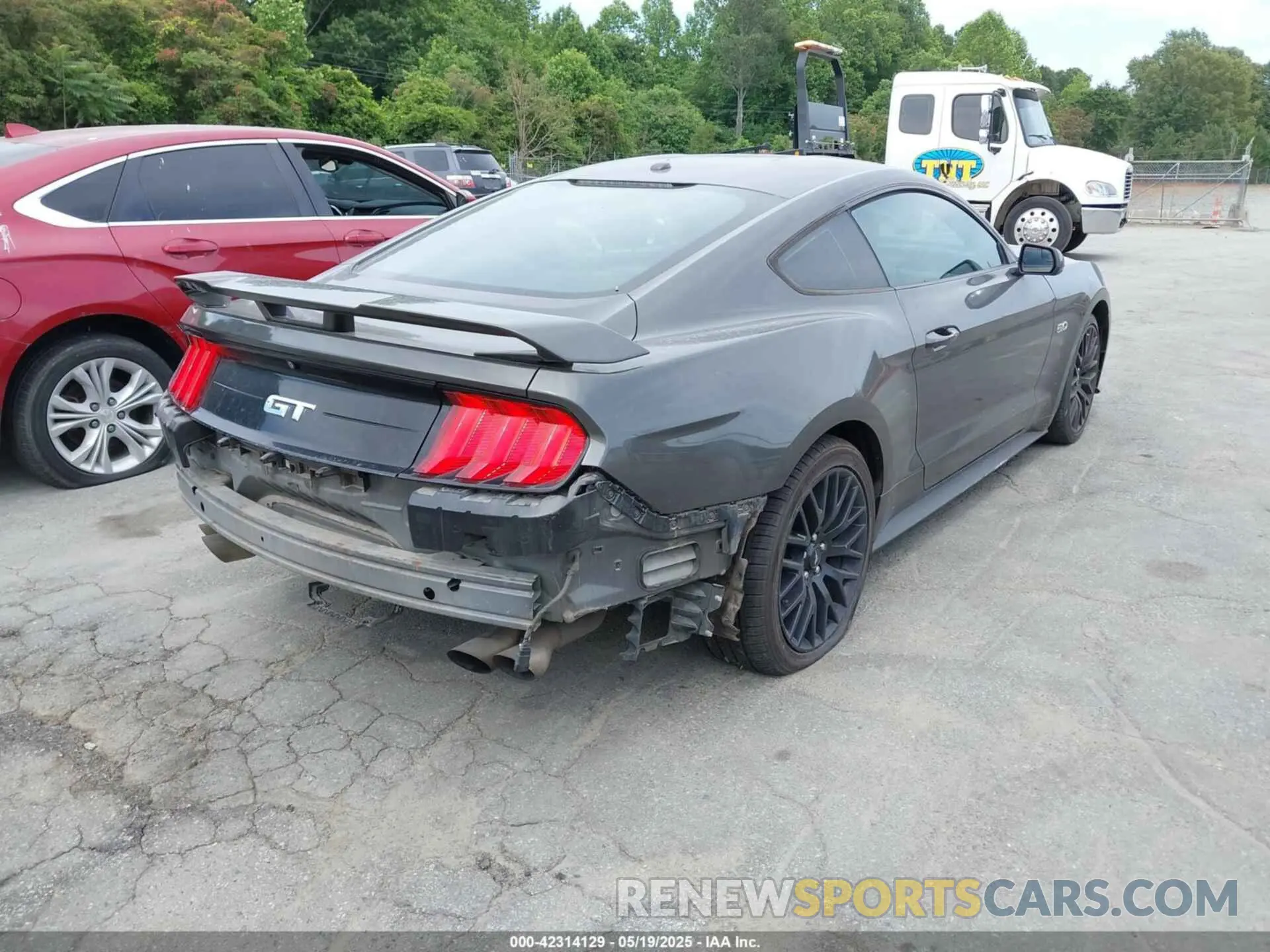 4 Photograph of a damaged car 1FA6P8CF0K5124320 FORD MUSTANG 2019