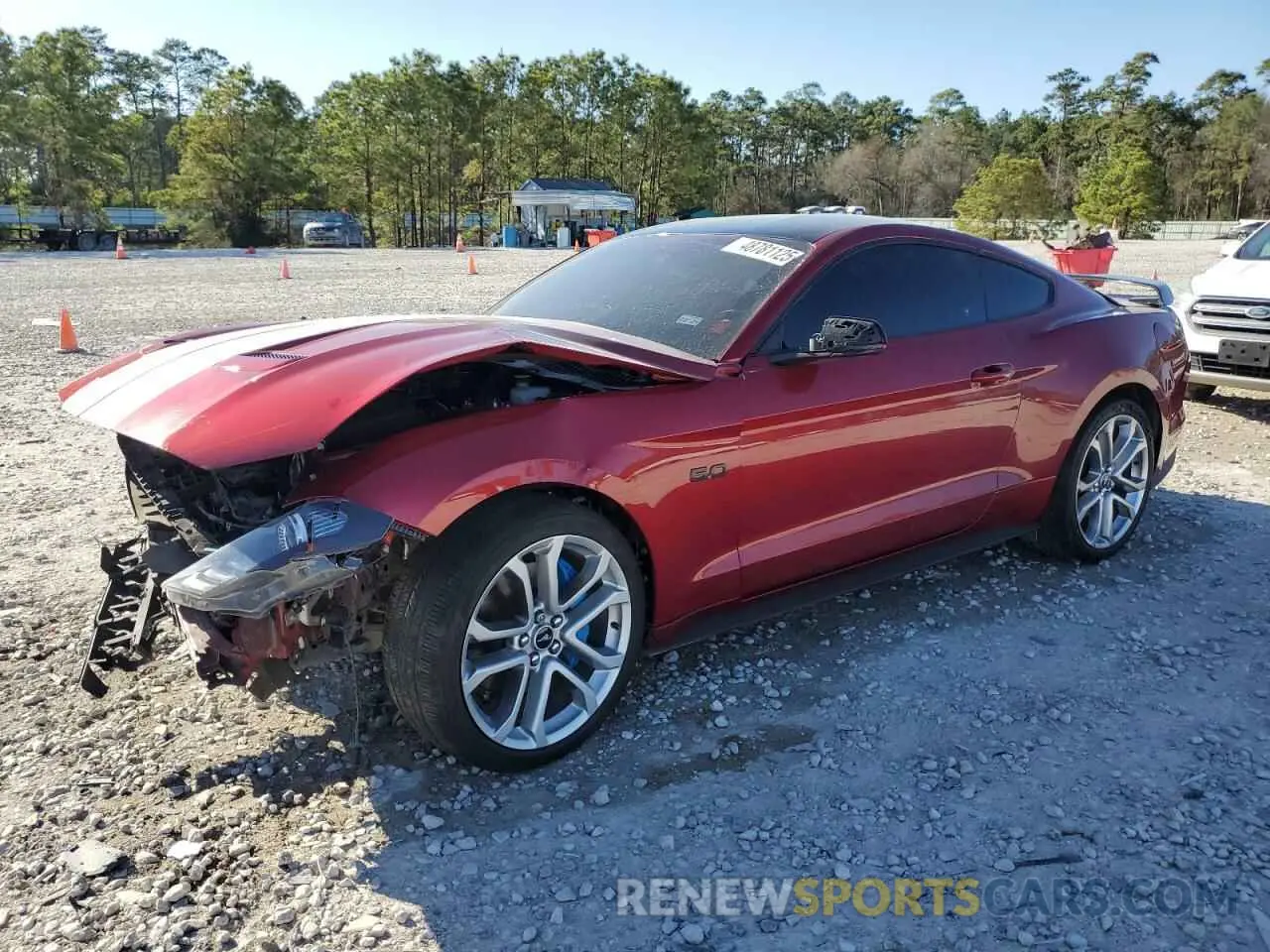 1 Photograph of a damaged car 1FA6P8CF0K5134040 FORD MUSTANG 2019