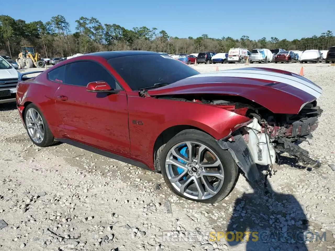 4 Photograph of a damaged car 1FA6P8CF0K5134040 FORD MUSTANG 2019