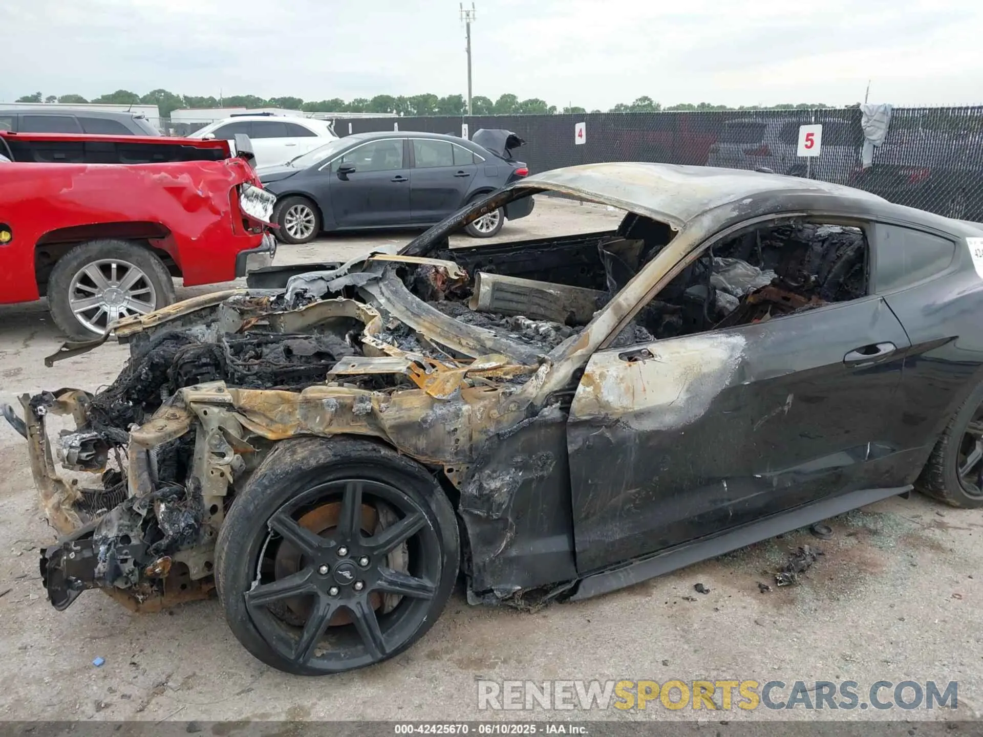 6 Photograph of a damaged car 1FA6P8CF0K5180581 FORD MUSTANG 2019