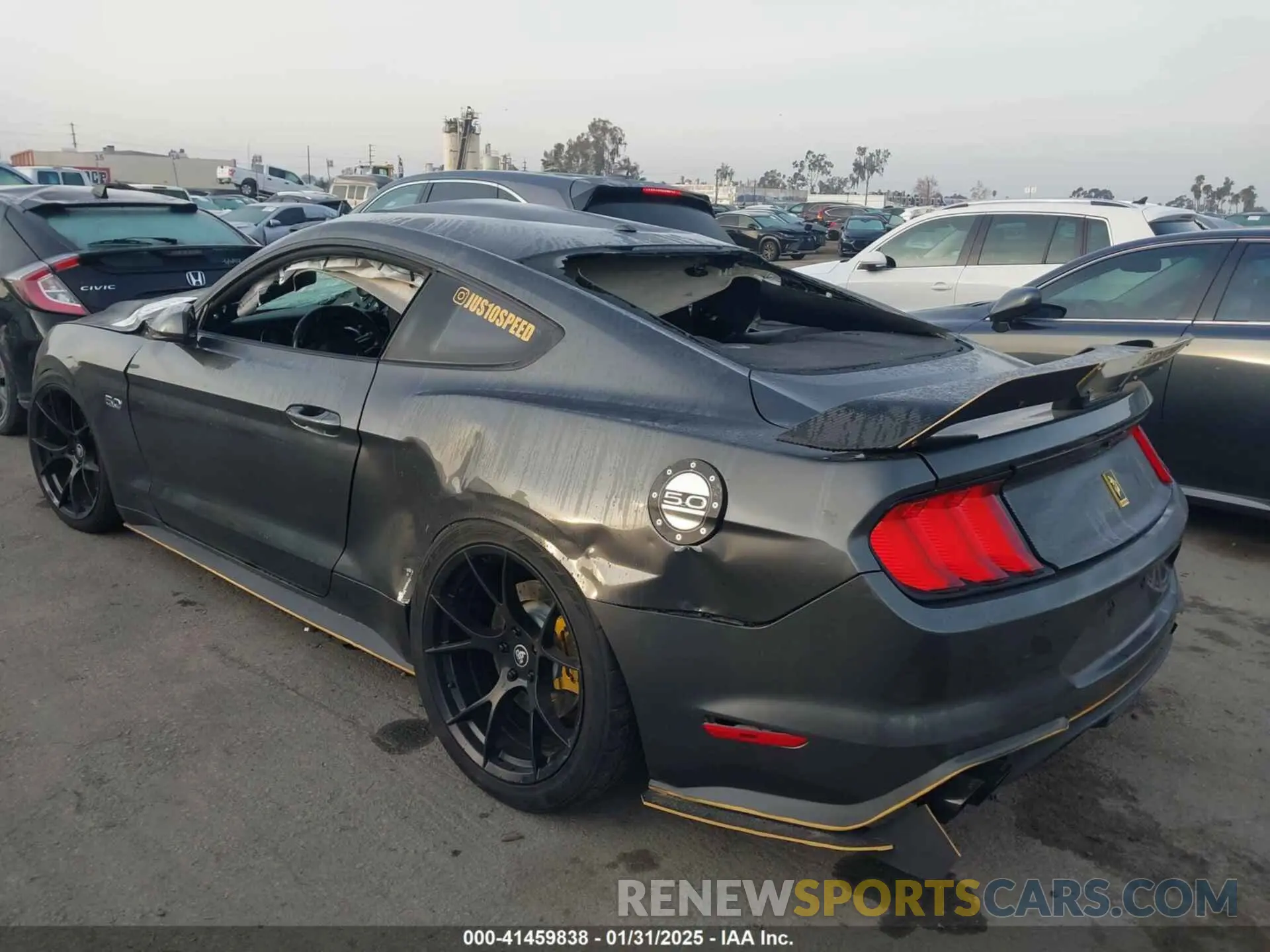 3 Photograph of a damaged car 1FA6P8CF1K5148108 FORD MUSTANG 2019