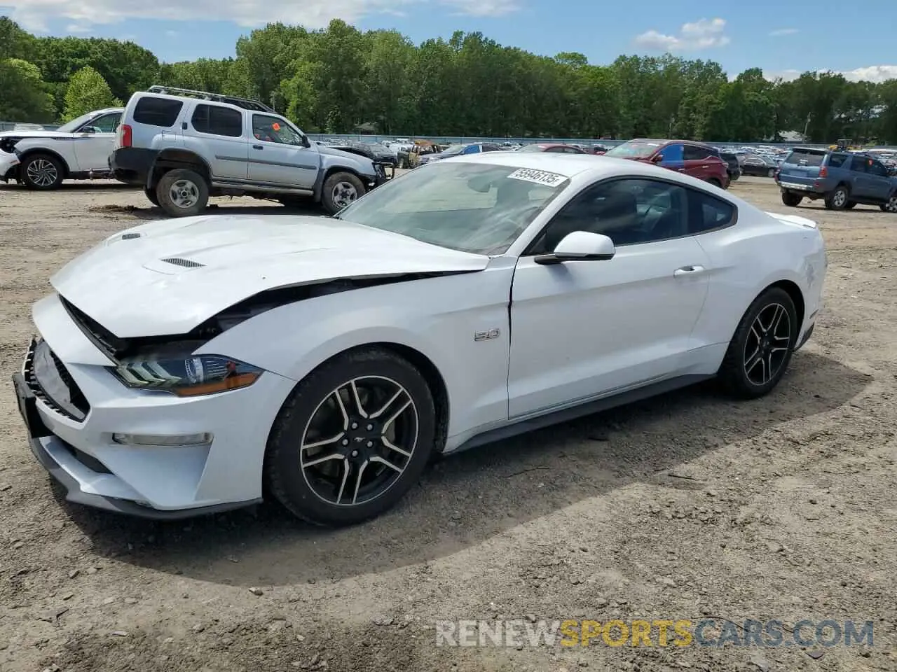 1 Photograph of a damaged car 1FA6P8CF1K5151669 FORD MUSTANG 2019