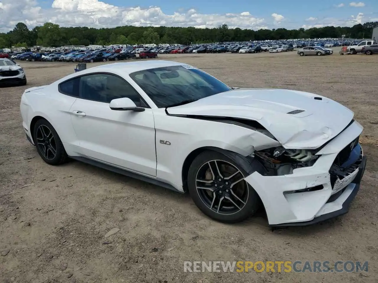 4 Photograph of a damaged car 1FA6P8CF1K5151669 FORD MUSTANG 2019