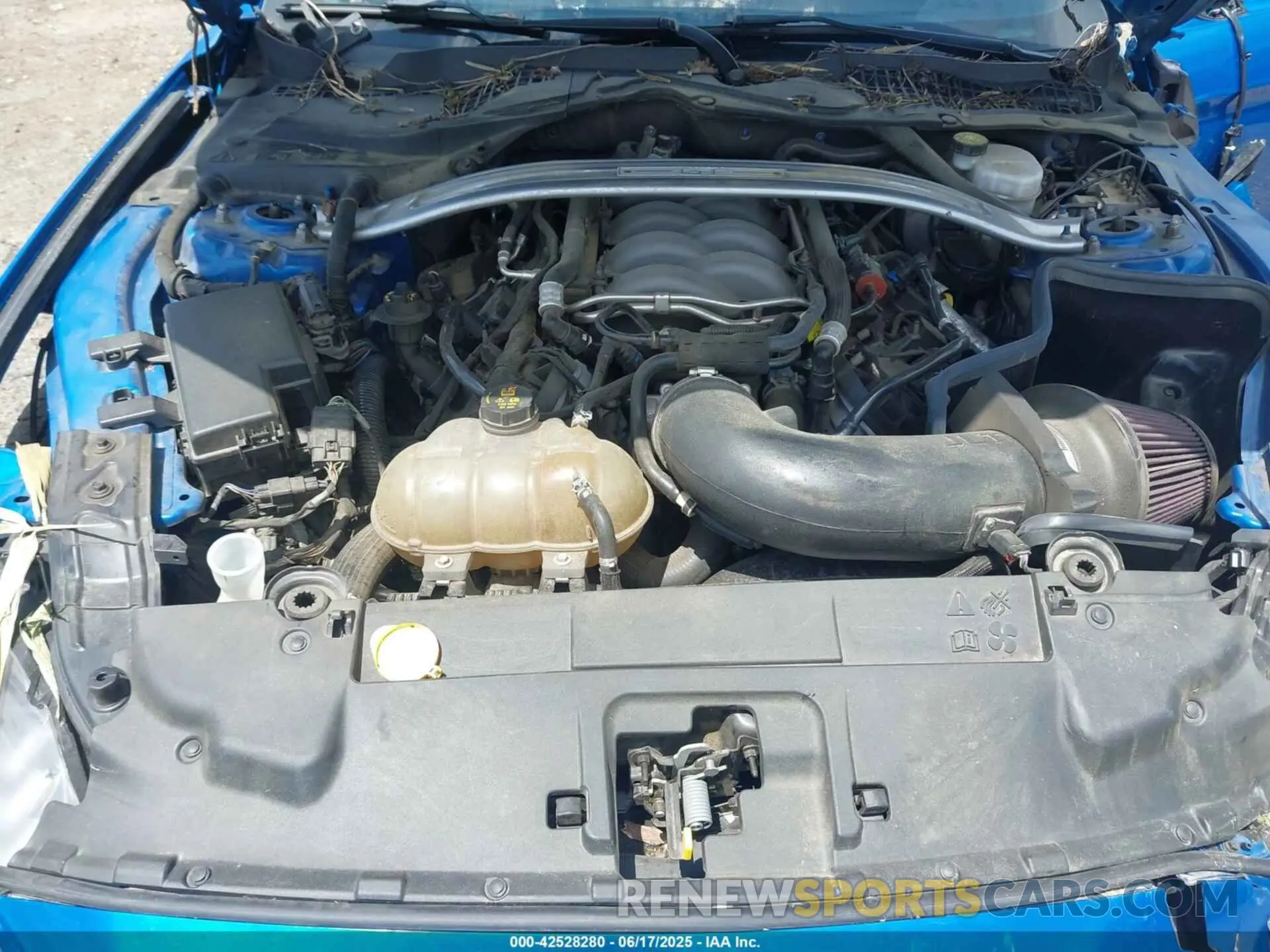 10 Photograph of a damaged car 1FA6P8CF1K5157004 FORD MUSTANG 2019