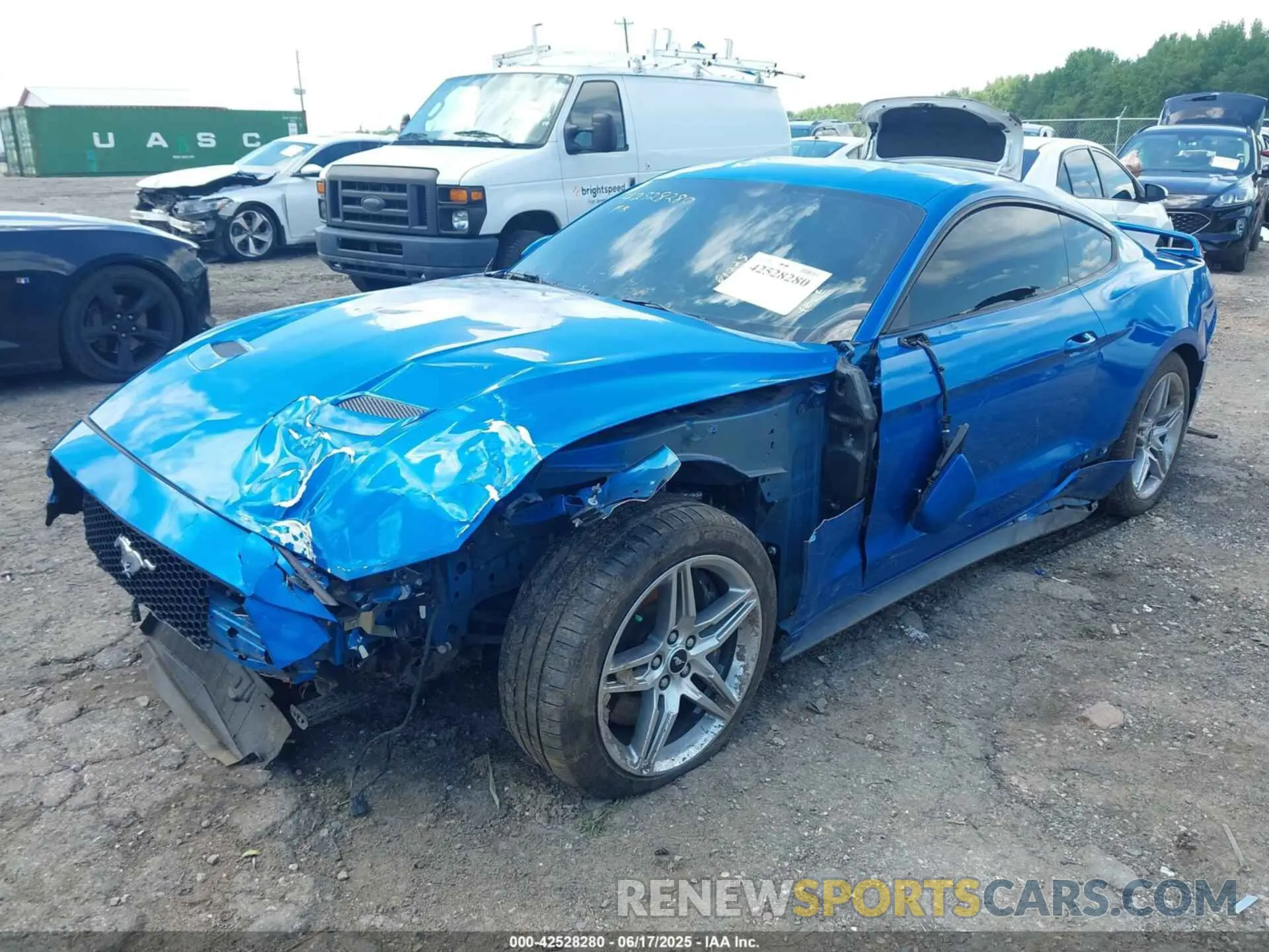 2 Photograph of a damaged car 1FA6P8CF1K5157004 FORD MUSTANG 2019