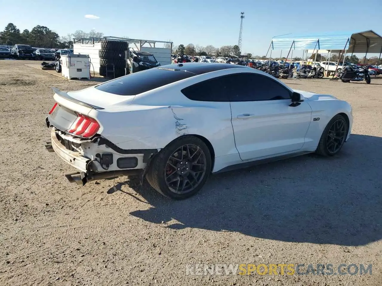 3 Photograph of a damaged car 1FA6P8CF1K5166740 FORD MUSTANG 2019