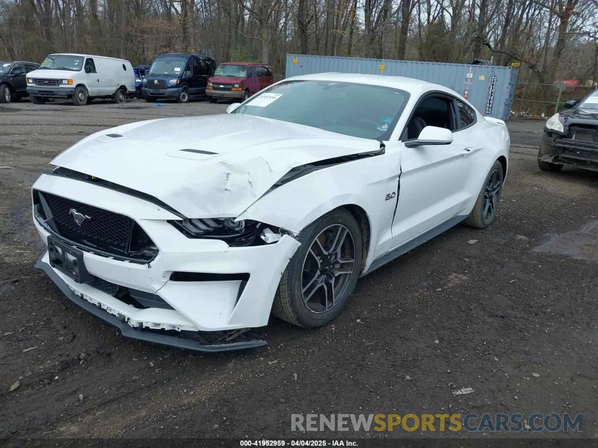 2 Photograph of a damaged car 1FA6P8CF2K5103419 FORD MUSTANG 2019
