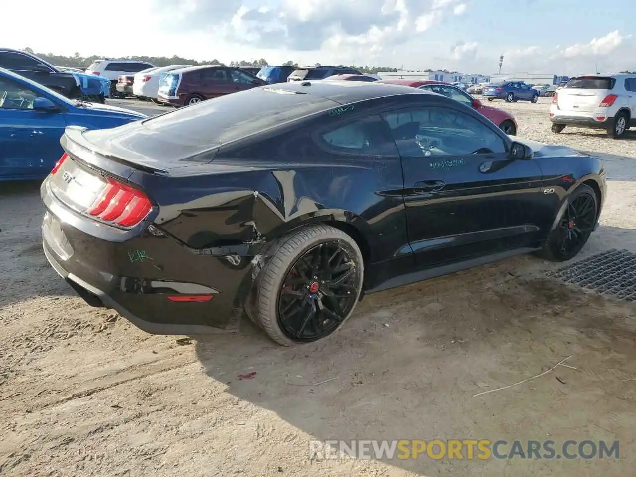 3 Photograph of a damaged car 1FA6P8CF2K5116669 FORD MUSTANG 2019