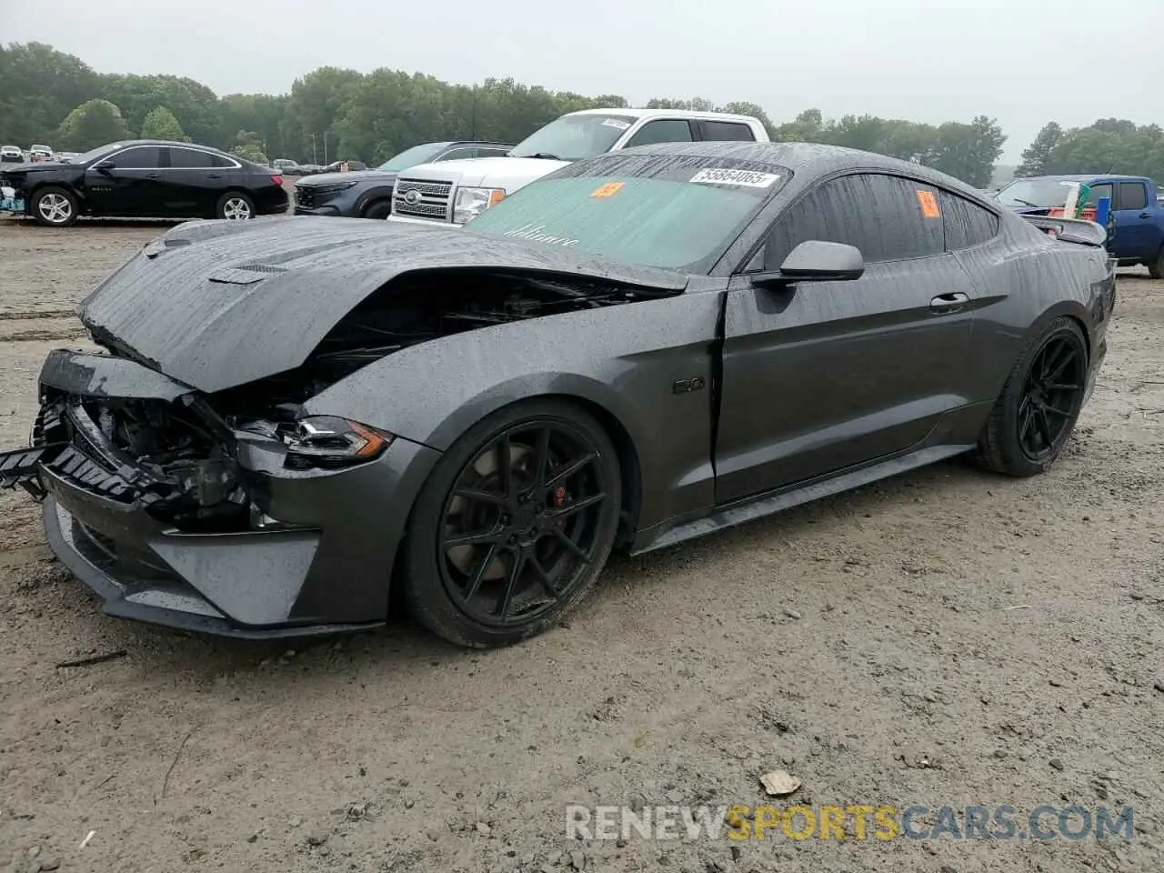 1 Photograph of a damaged car 1FA6P8CF2K5120219 FORD MUSTANG 2019