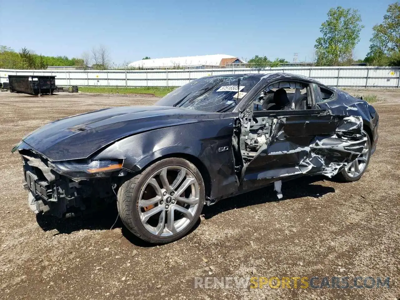 1 Photograph of a damaged car 1FA6P8CF2K5120723 FORD MUSTANG 2019