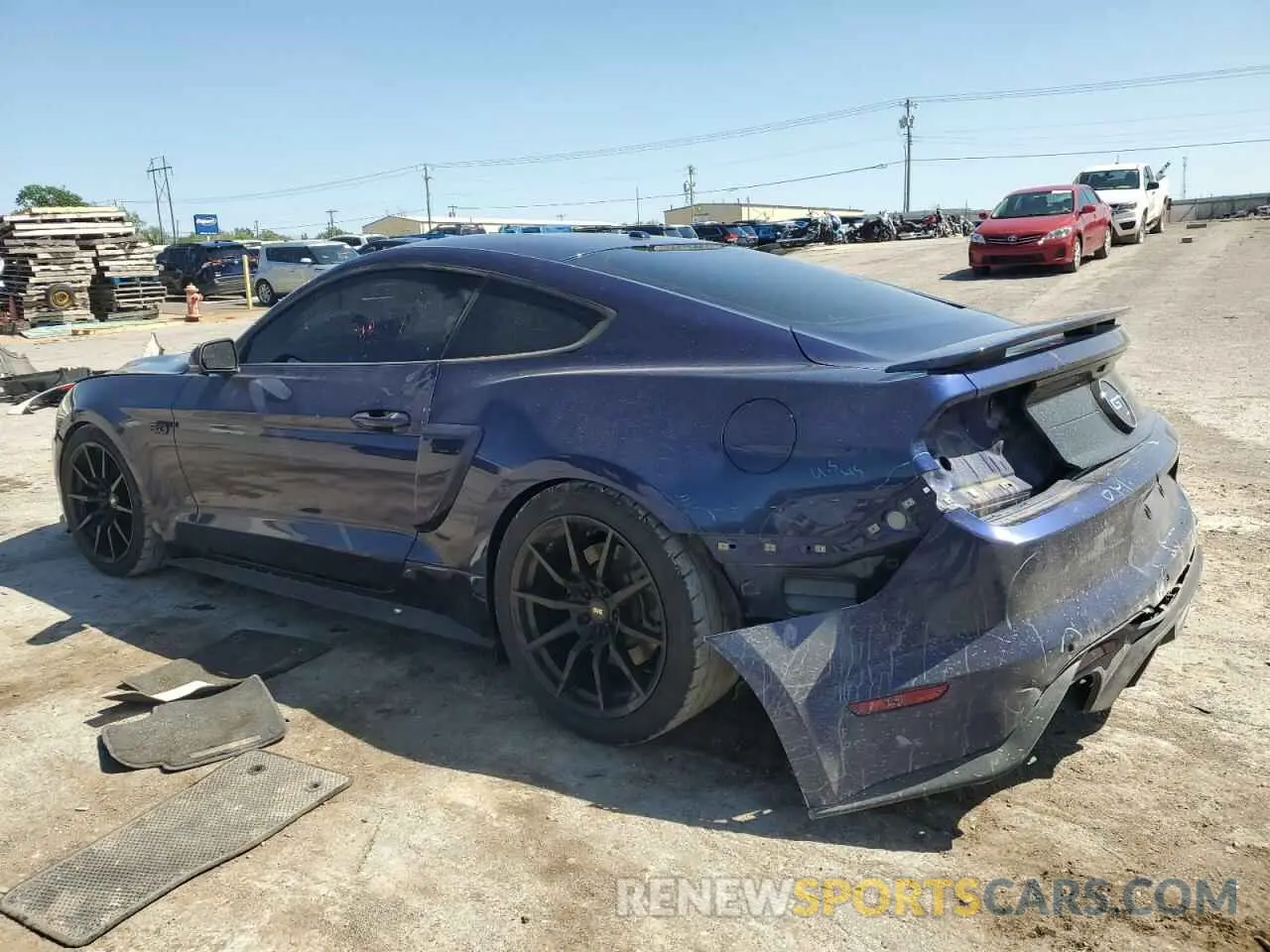 2 Photograph of a damaged car 1FA6P8CF2K5123203 FORD MUSTANG 2019