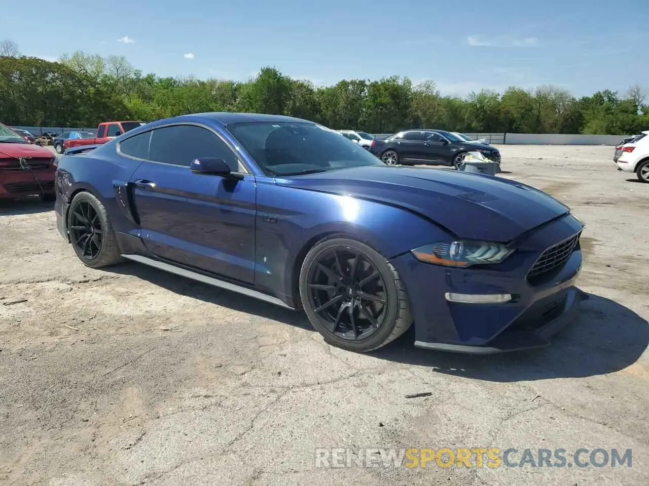 4 Photograph of a damaged car 1FA6P8CF2K5123203 FORD MUSTANG 2019