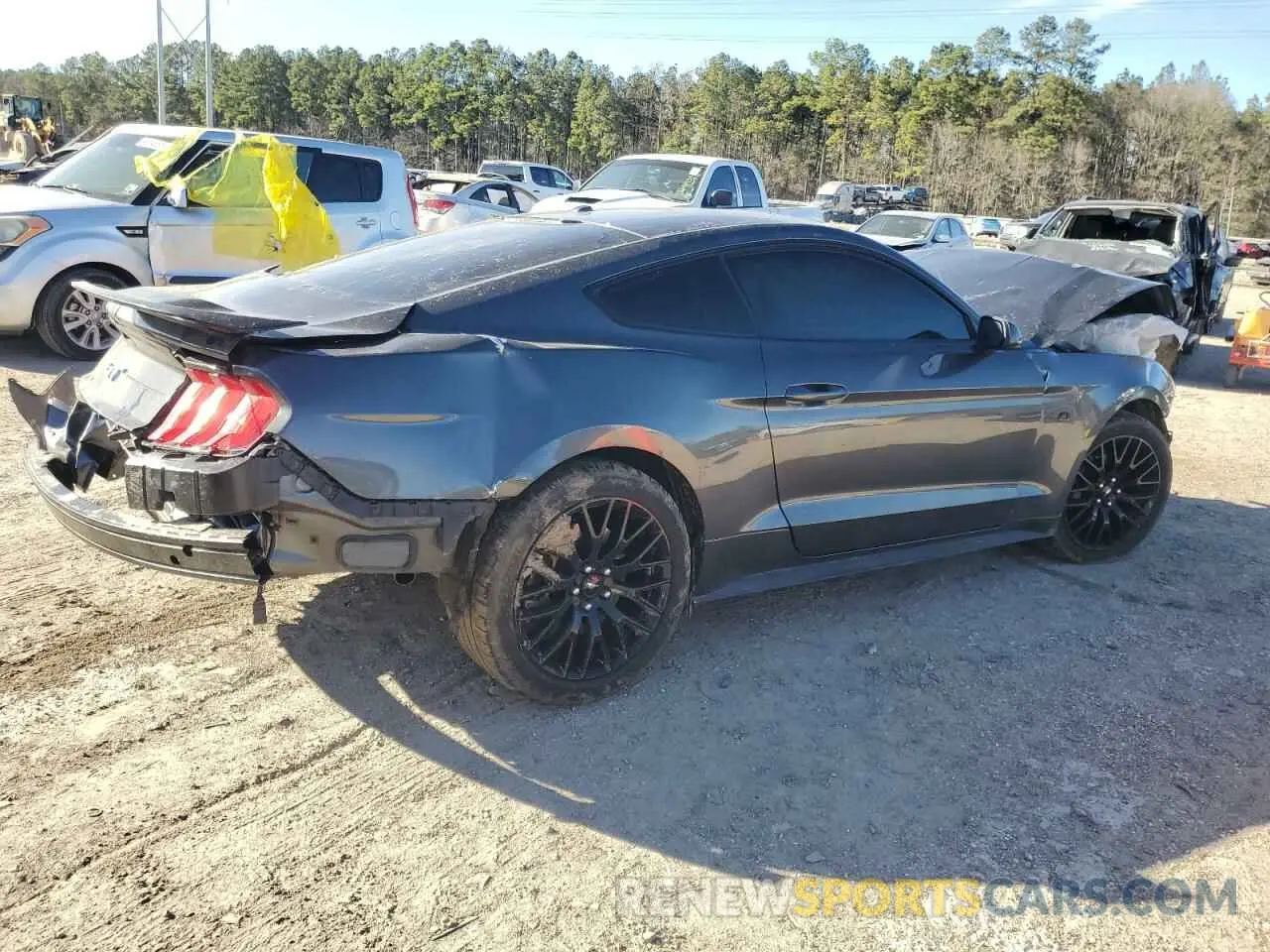 3 Photograph of a damaged car 1FA6P8CF2K5125369 FORD MUSTANG 2019