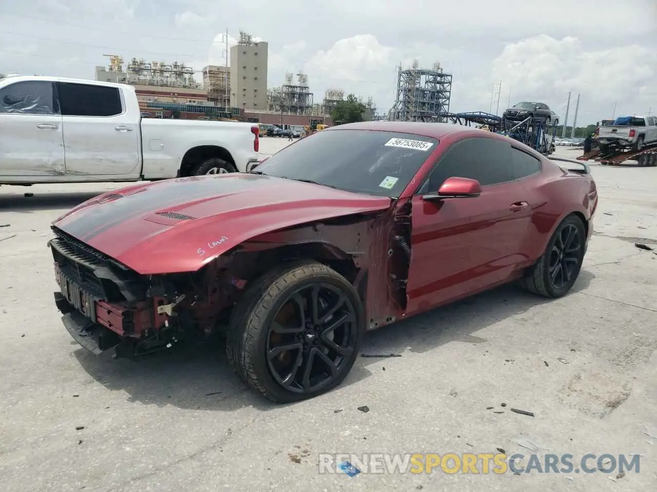 1 Photograph of a damaged car 1FA6P8CF2K5177276 FORD MUSTANG 2019
