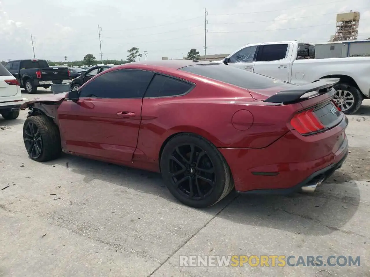 2 Photograph of a damaged car 1FA6P8CF2K5177276 FORD MUSTANG 2019