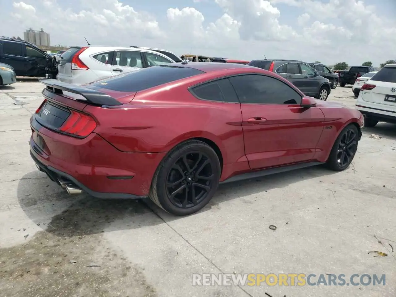 3 Photograph of a damaged car 1FA6P8CF2K5177276 FORD MUSTANG 2019