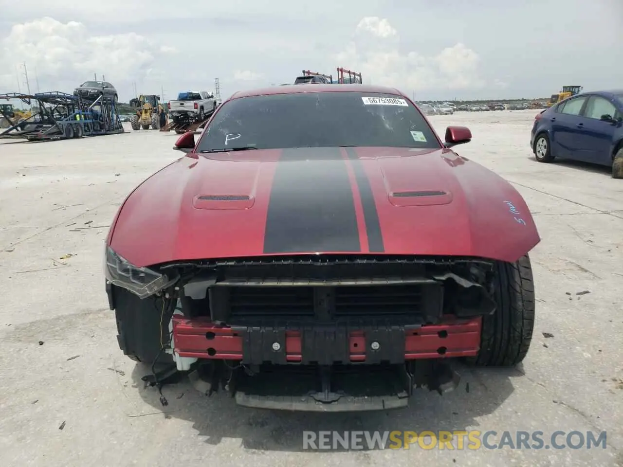 5 Photograph of a damaged car 1FA6P8CF2K5177276 FORD MUSTANG 2019