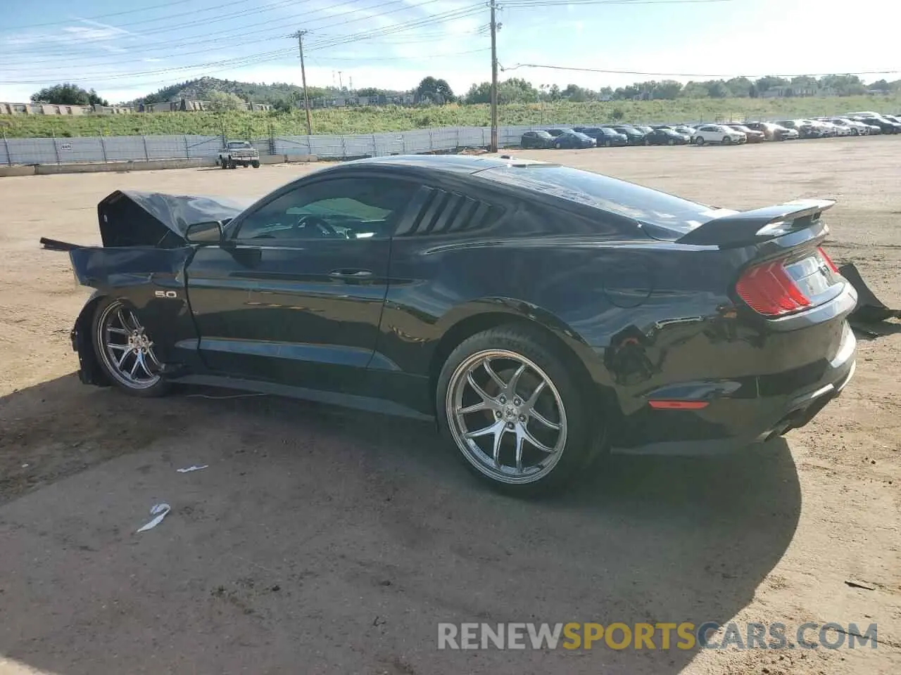 2 Photograph of a damaged car 1FA6P8CF2K5189704 FORD MUSTANG 2019