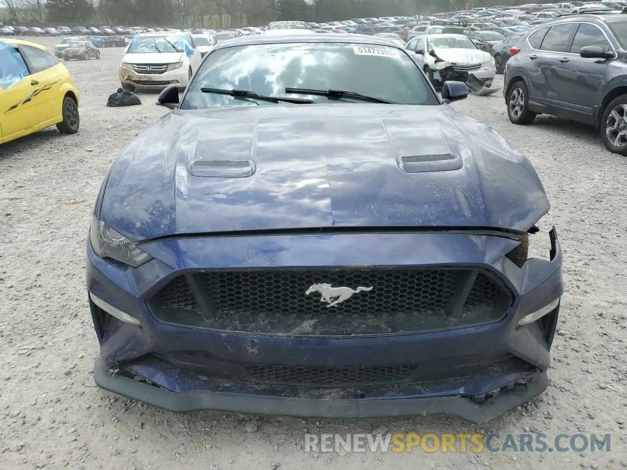 5 Photograph of a damaged car 1FA6P8CF2K5201110 FORD MUSTANG 2019