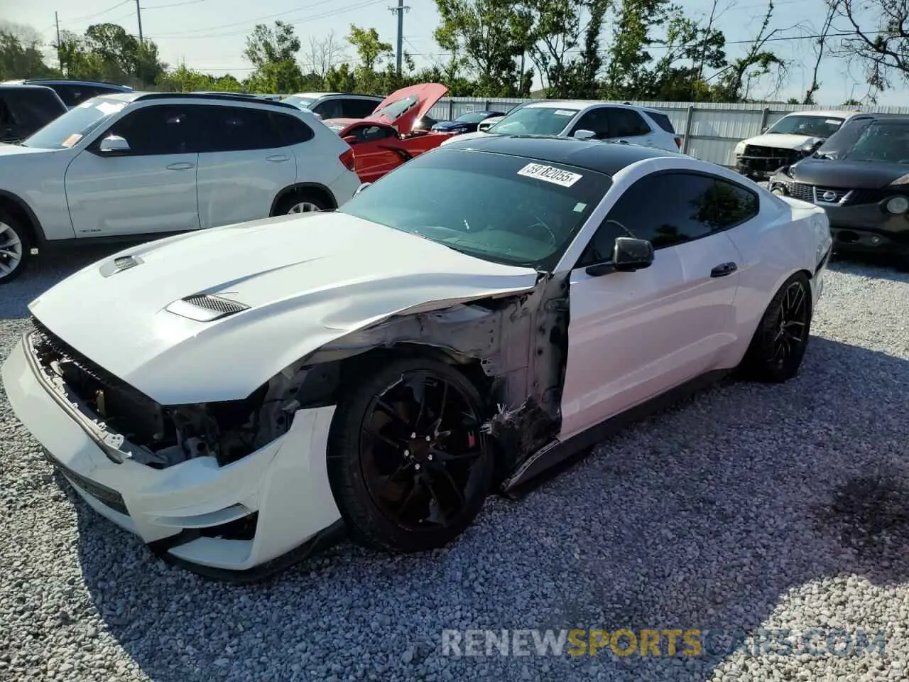 1 Photograph of a damaged car 1FA6P8CF3K5101842 FORD MUSTANG 2019