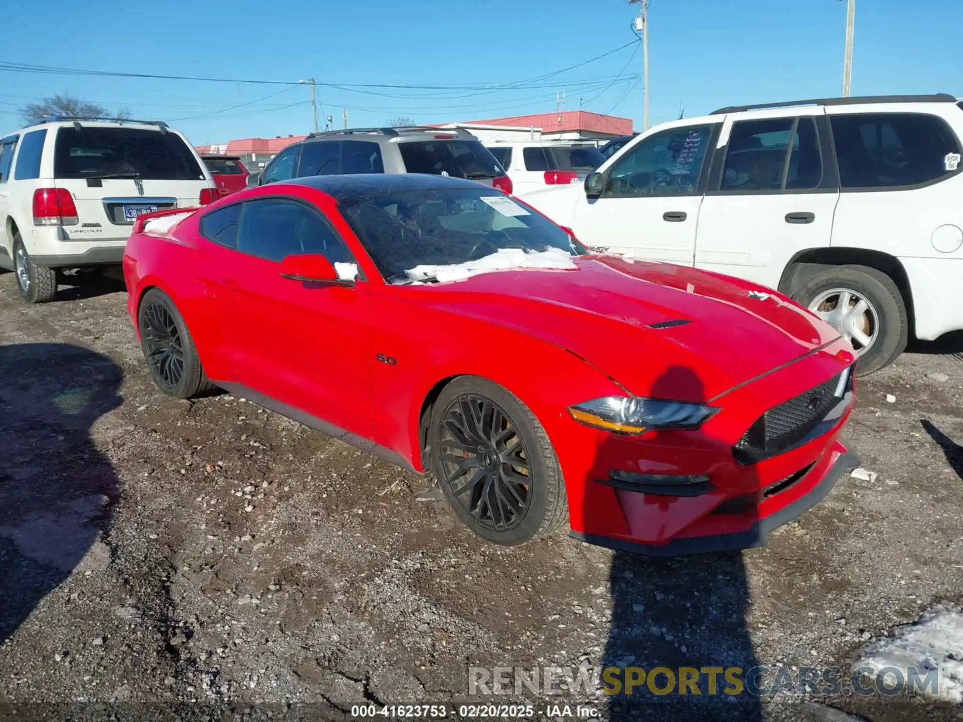 1 Photograph of a damaged car 1FA6P8CF3K5106619 FORD MUSTANG 2019