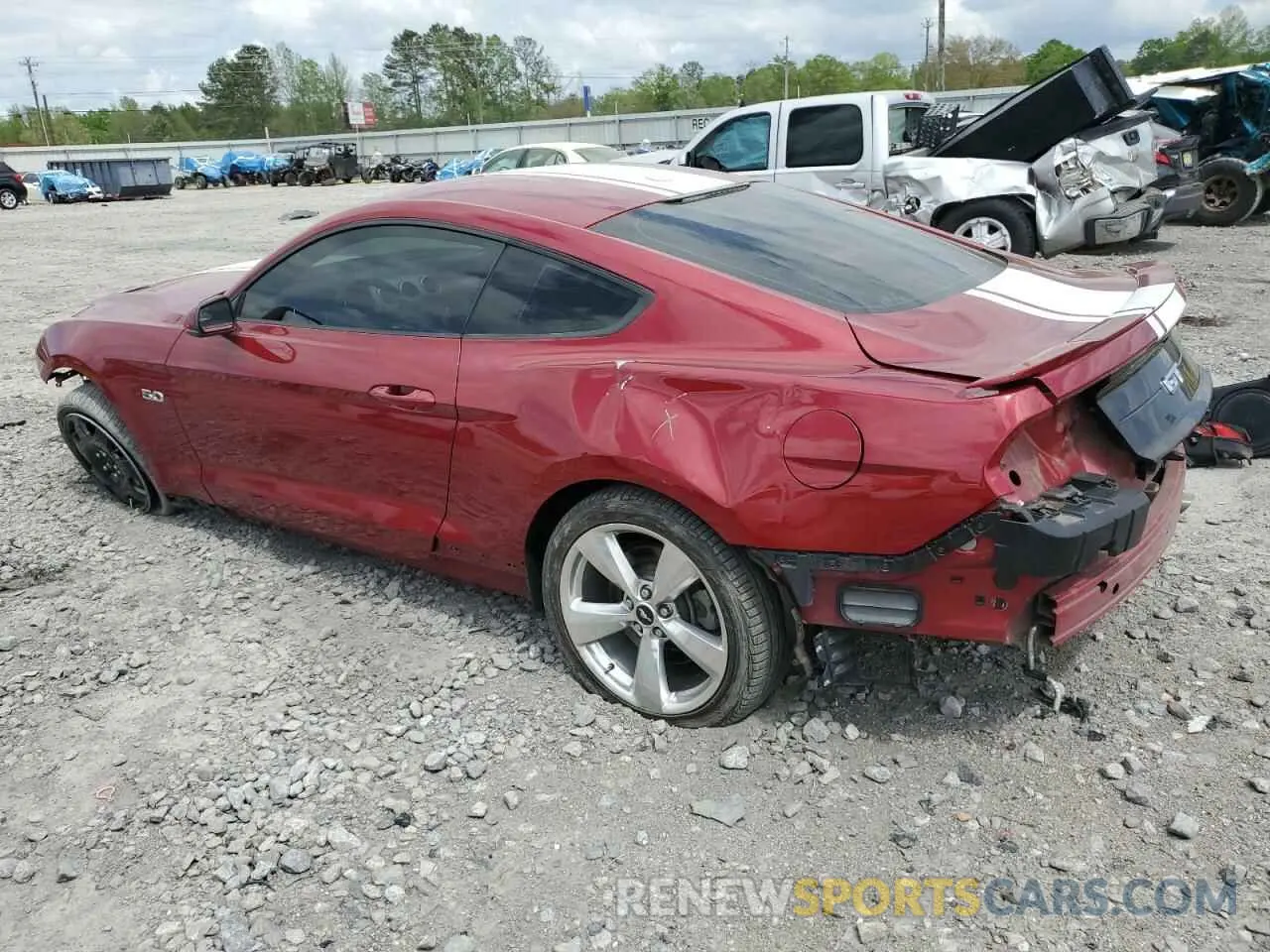 2 Photograph of a damaged car 1FA6P8CF3K5185757 FORD MUSTANG 2019